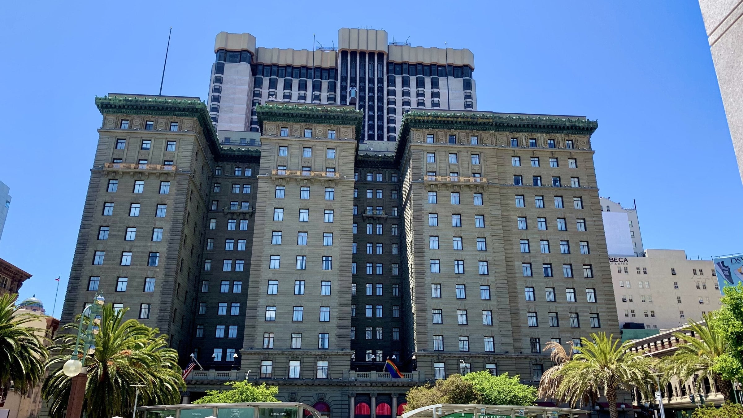 Westin St. Francis tower facing Union Square
