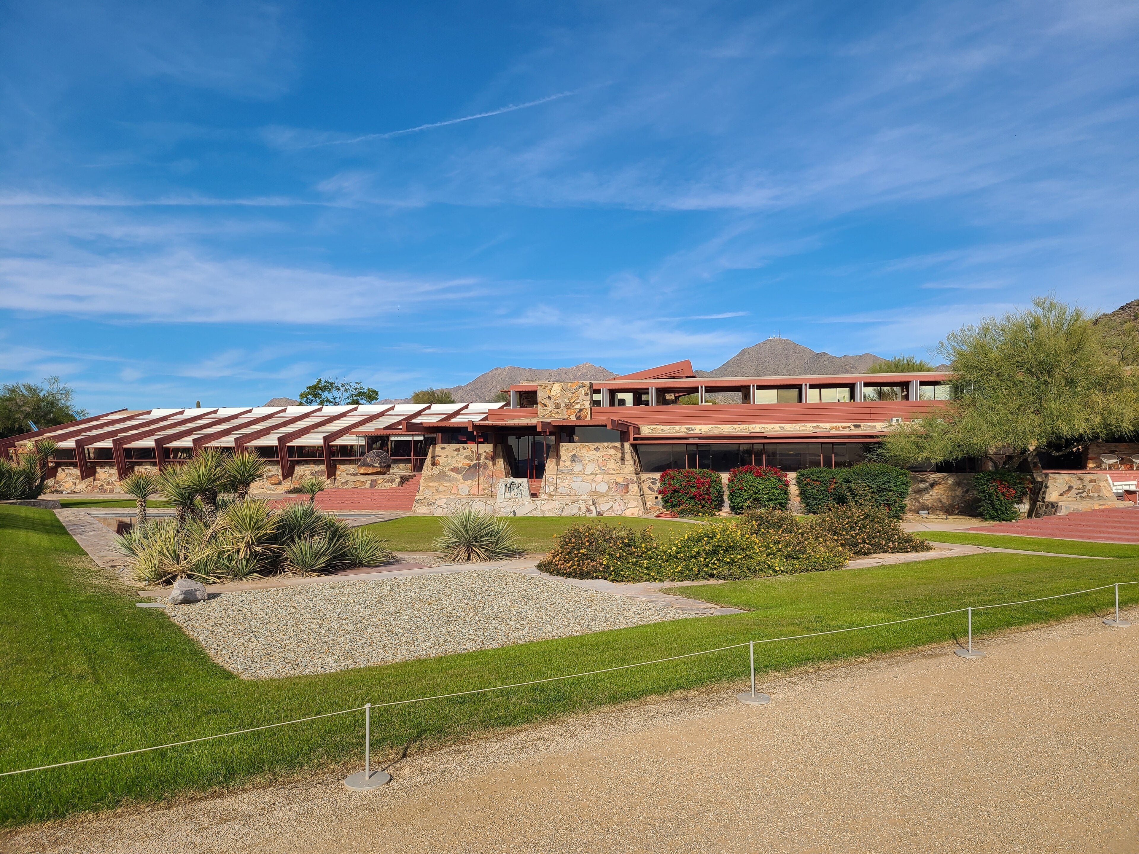 Frank Lloyd Wright's Taliesin West in north Scottsdale