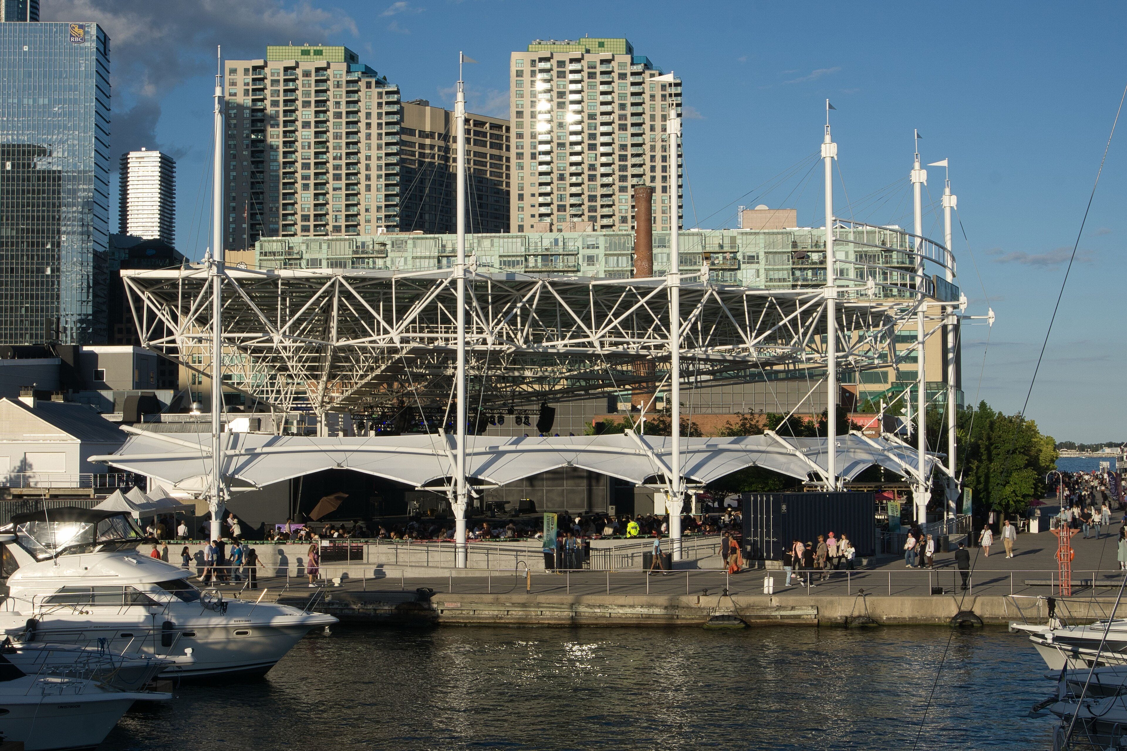 Harbourfront Centre on the waterfront